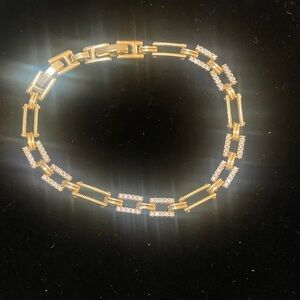 Elegant Gold and Silver Women's Bracelet